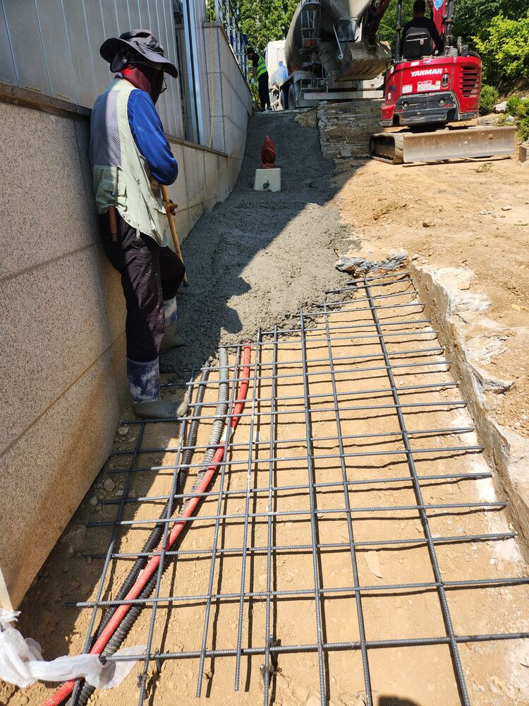 현장 실측 - 시흥 배곧2동 트렌치공사