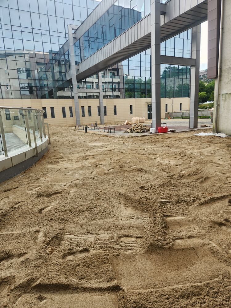 배관 자재 준비 - 평택 지산동 트렌치공사